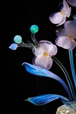 Butterfly Silhouettes Among Flowers - Image 2
